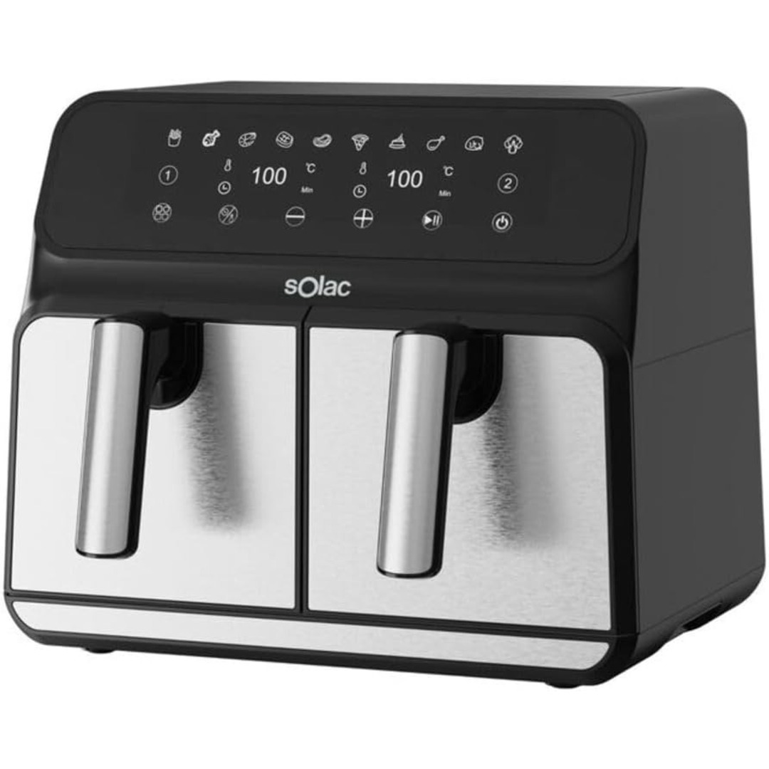 FREIDORA AIRE SOLAC FA1520 4+4L DOBLE 1700W