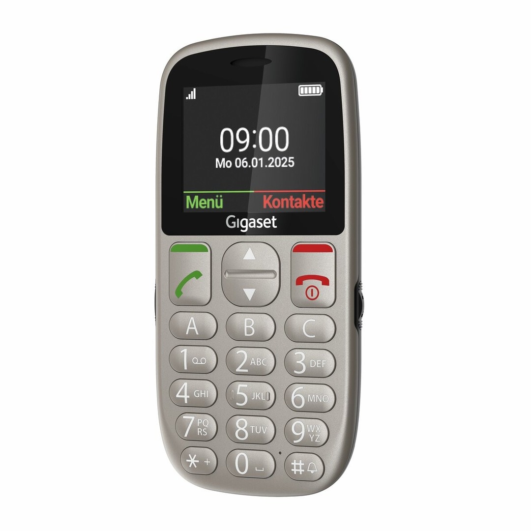SENIORPHONE GIGASET GL395 2,2 GREY TITAN