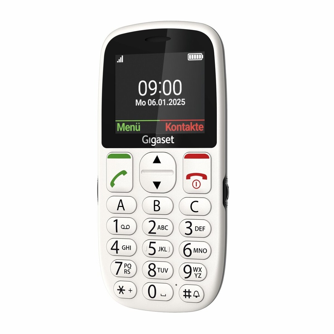 SENIORPHONE GIGASET GL395 2,2 WHITE