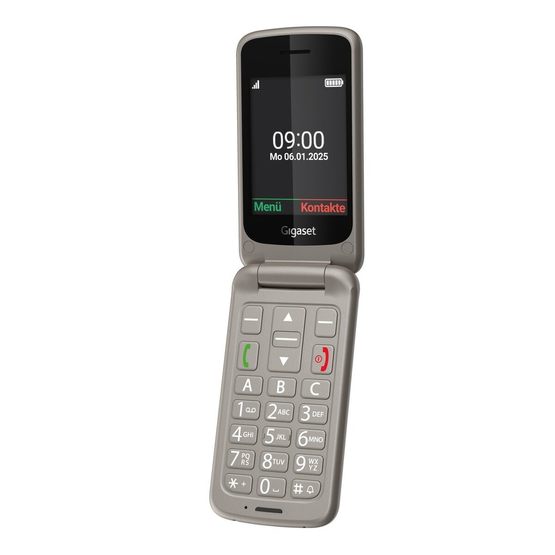 SENIORPHONE GIGASET GL595 2,8 GREY TITAN