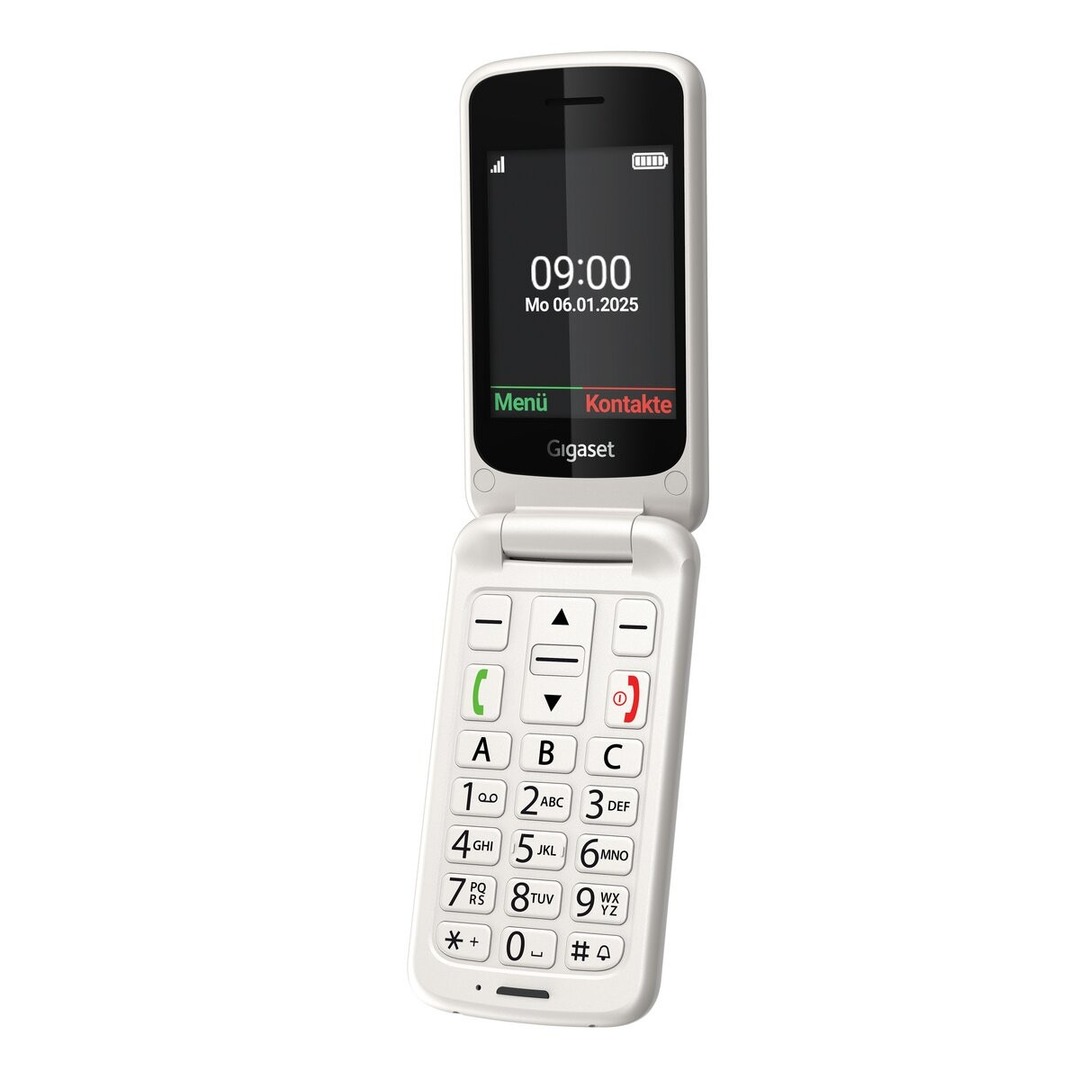 SENIORPHONE GIGASET GL595 2,8 PEARL WHITE