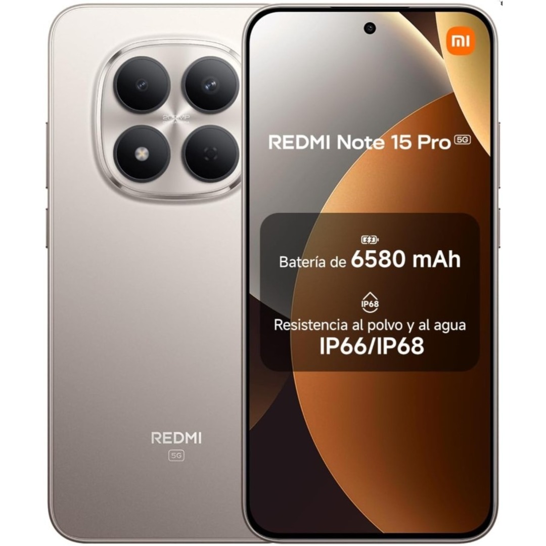 SMARTPHONE REDMI NOTE 15 PRO 8/256 6,83 TITANIUM