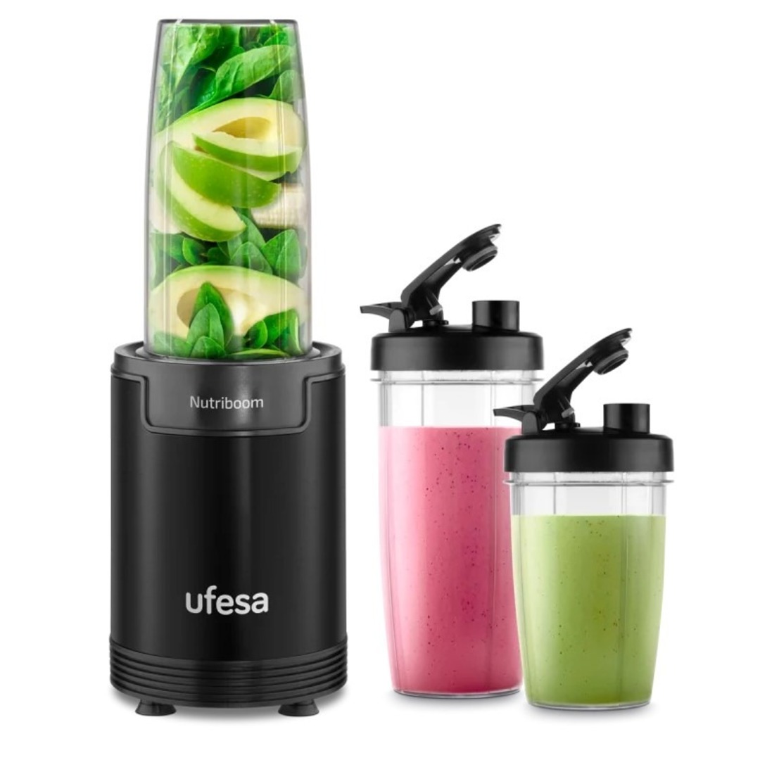 BATID. VASO UFESA NUTRIBOOM 900W ACC 6EN1 SMOOTHIE