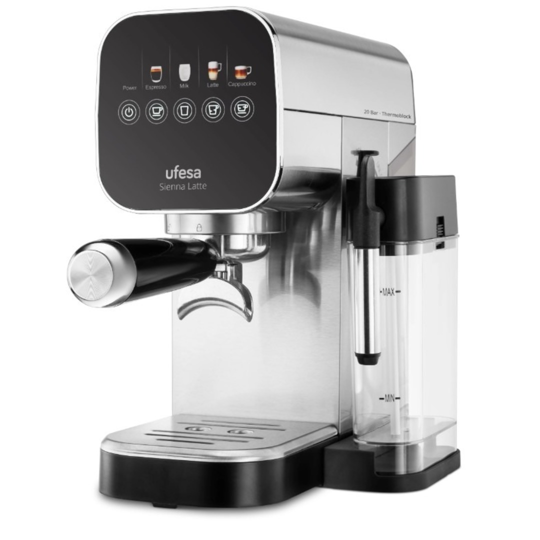 CAFET. UFESA SIENNA LATE EXPRESS 1360W 20B TACTIL 0,9L