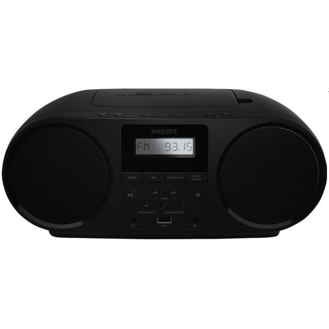 RAD/CD PHILIPS TAZ5000 NEGRO 4W FM BT USB