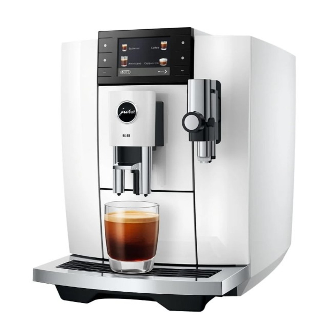 CAFET. JURA E8 PIANO WHITE SUPERAUTOMATICA 15747