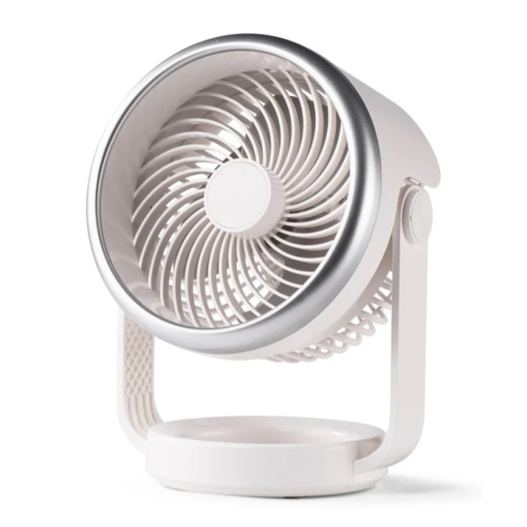VENTILADOR SOBREMESA CRISTAL SPLIT BLANCO PORTATIL