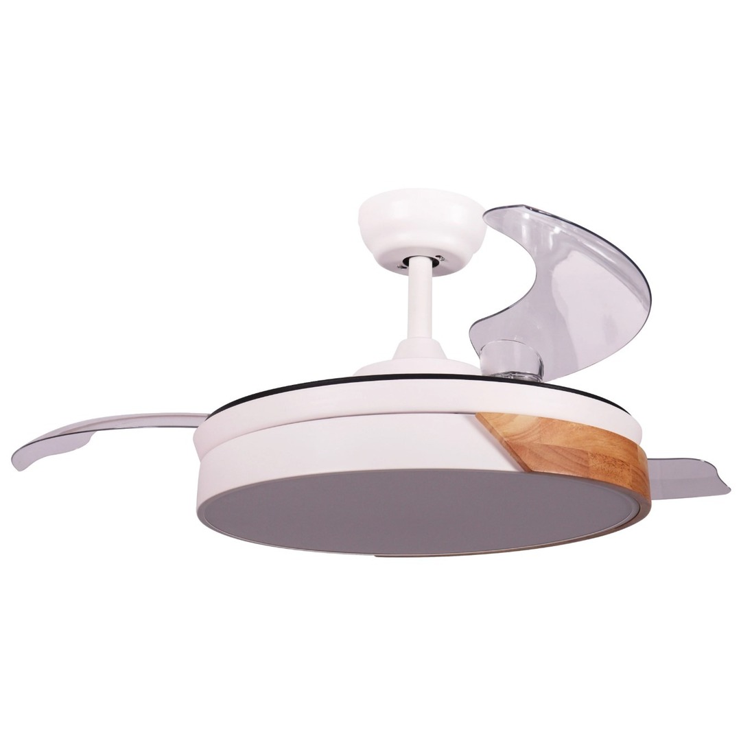 VENTILADOR TECHO FM VR1000 107CM RETRAC BLANCO