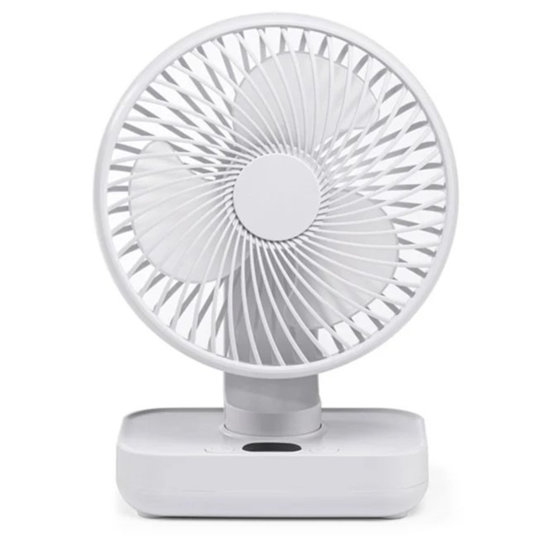 VENTILADOR SOBREMESA CRISTAL MINIFAN BLANCO PORTAT