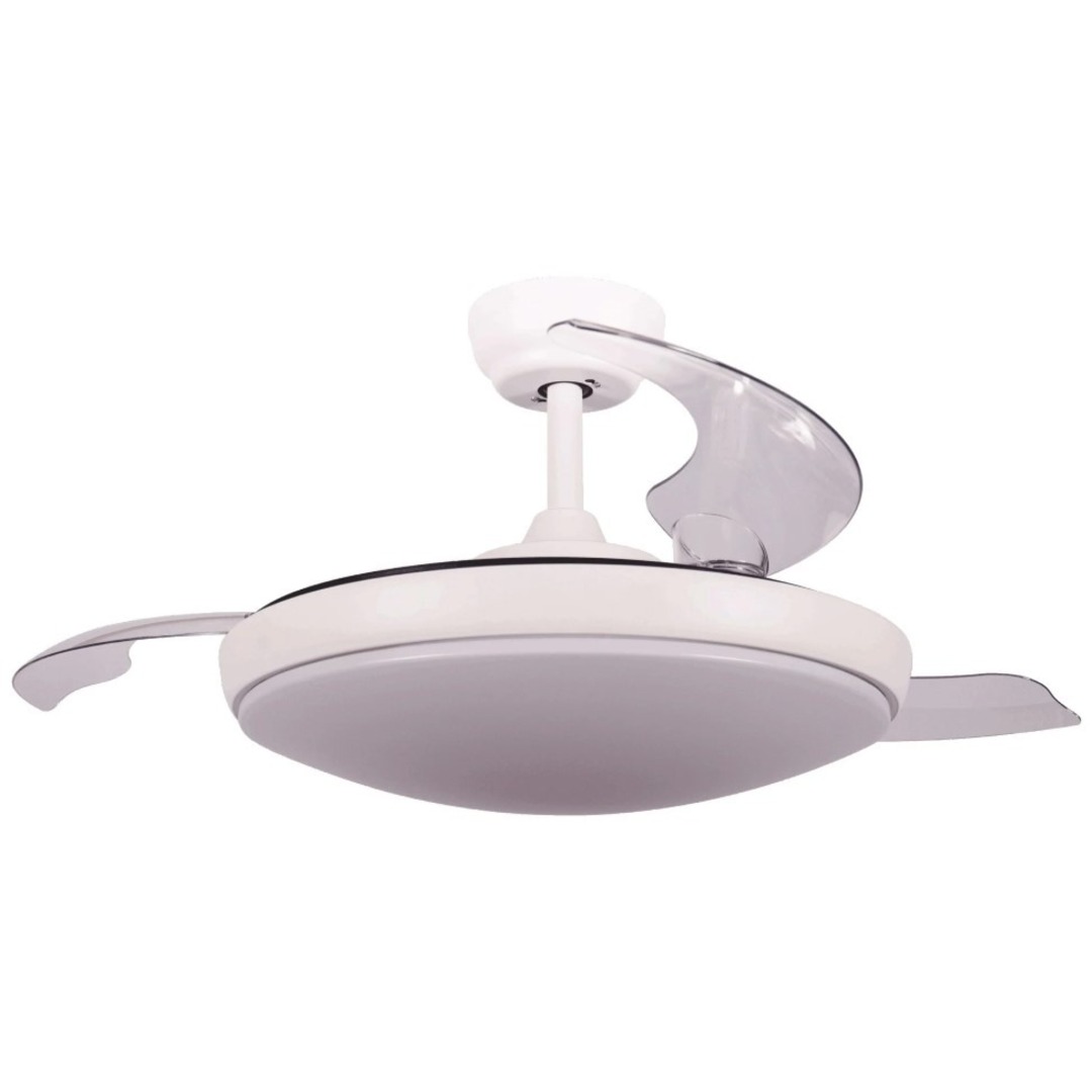 VENTILADOR TECHO FM VR1100 107CM RETRAC BLNCO/MDRA