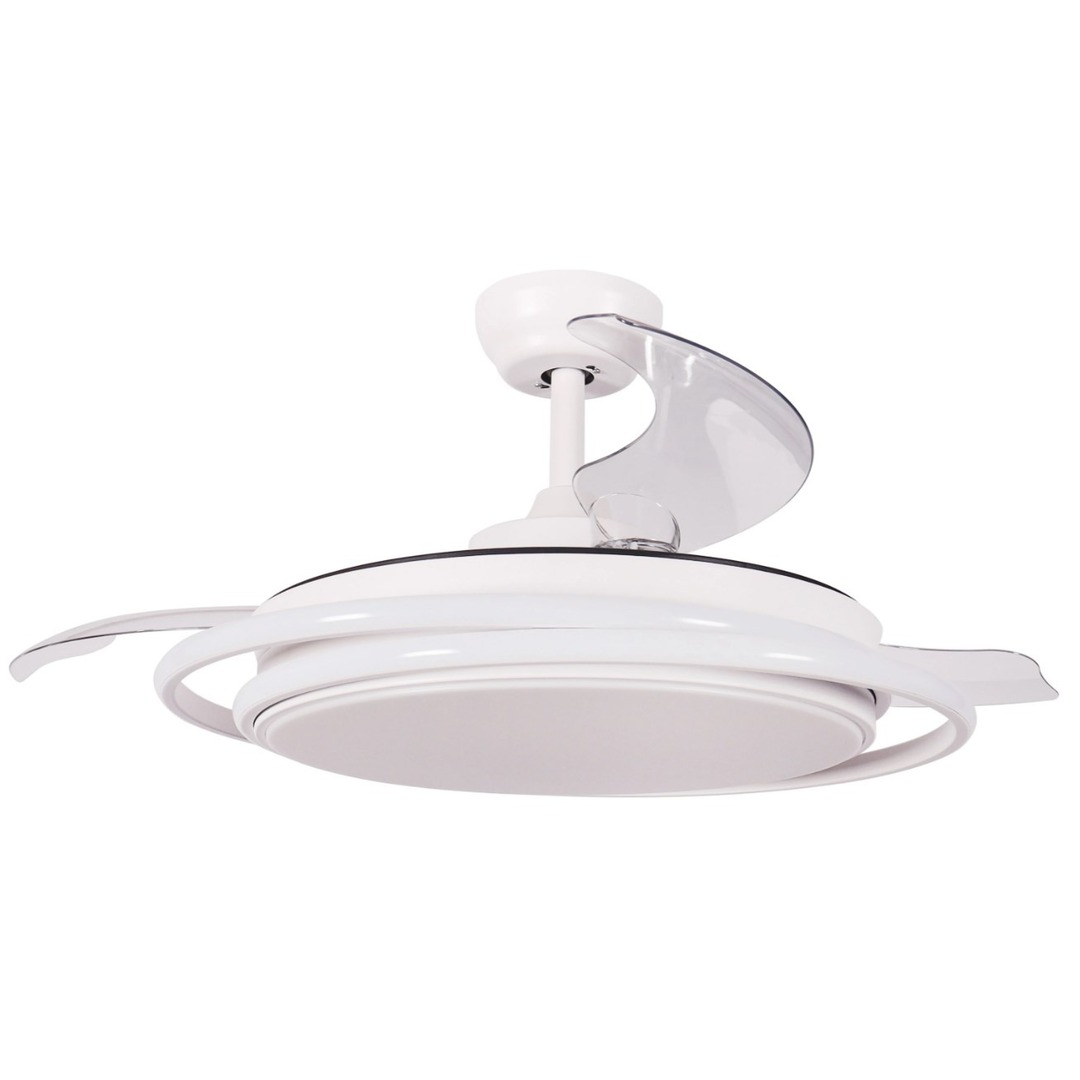 VENTILADOR TECHO FM VR1300 107CM RETRAC DUAL/LED W