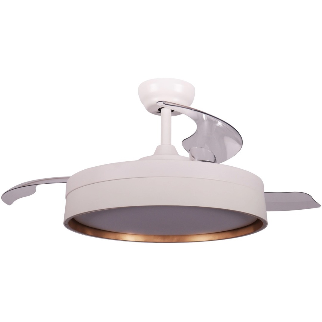 VENTILADOR TECHO FM VR1600 107CM RETRAC INT.DORADO