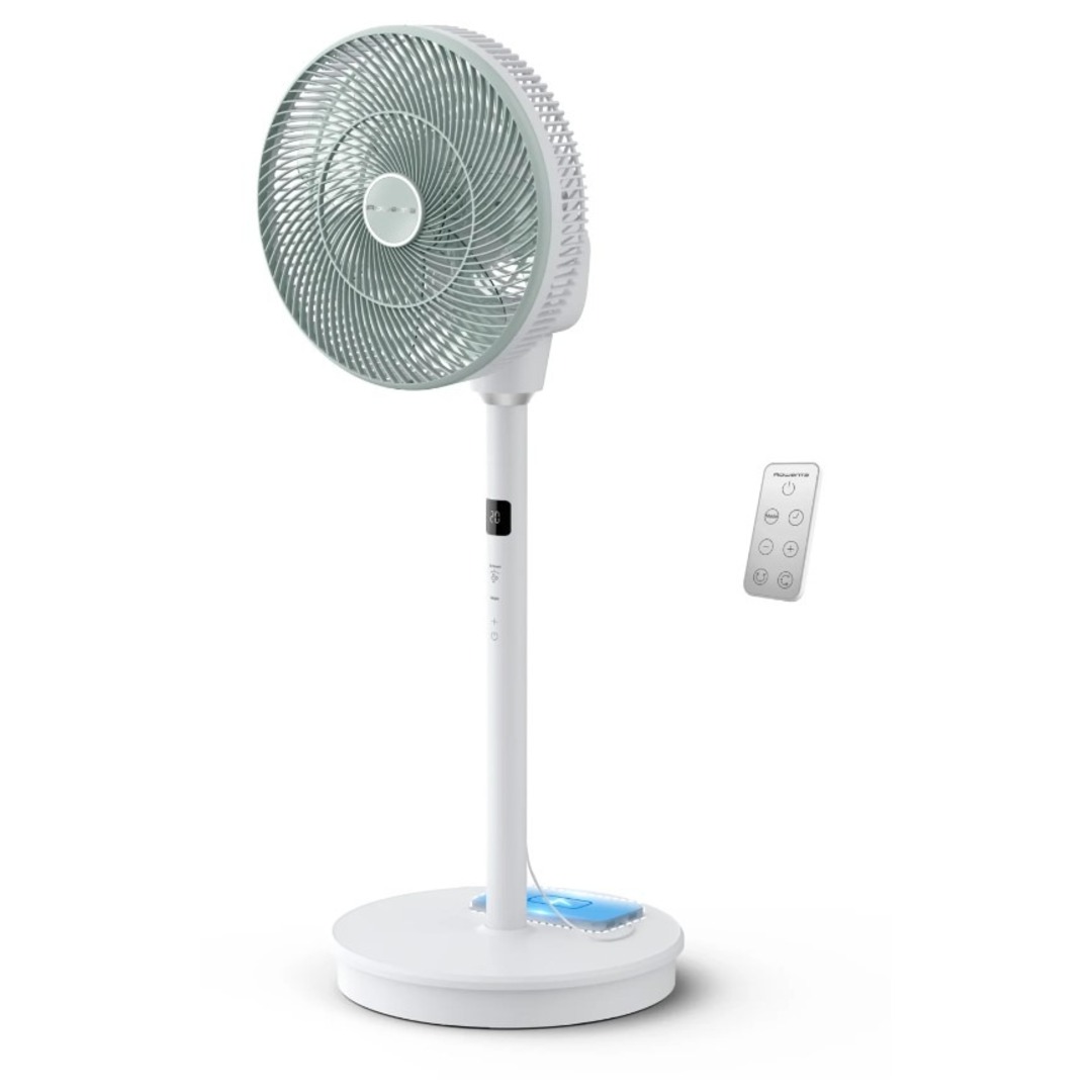 VENTILADOR PIE ROWENTA QV5050 3D 20W 34CM BATERIA
