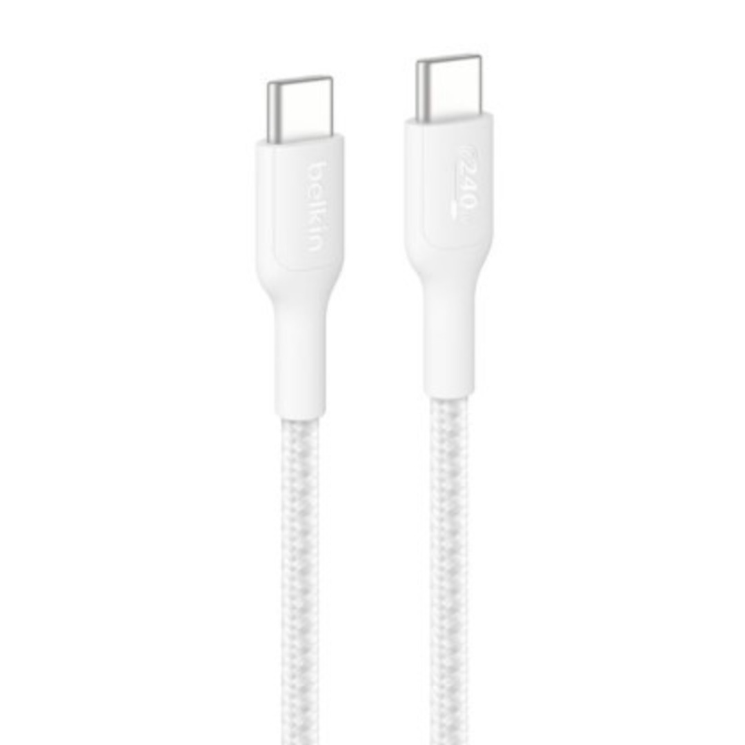 CABLE BELKIN USB C a USB C 1M CARGA RAPIDA BLANCO