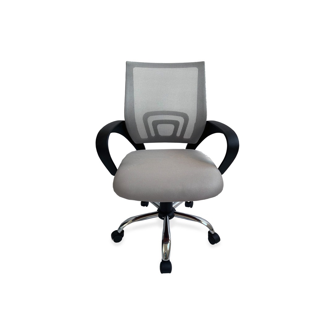 SILLA OFICINA EQUIP MESH OFFICE CHAIR LIGHT GREY