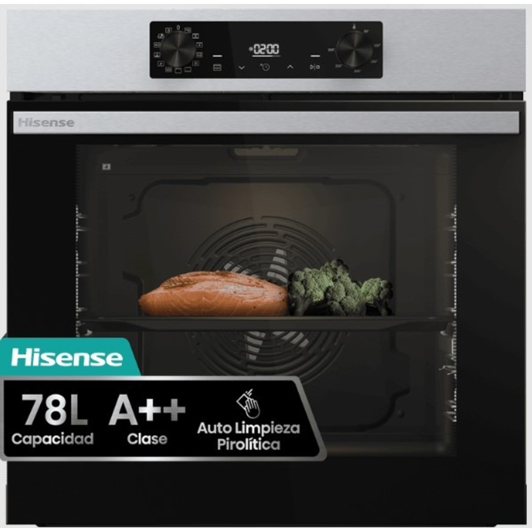 HORNO HISENSE BI64216EPX 77L PIROL GT INOX