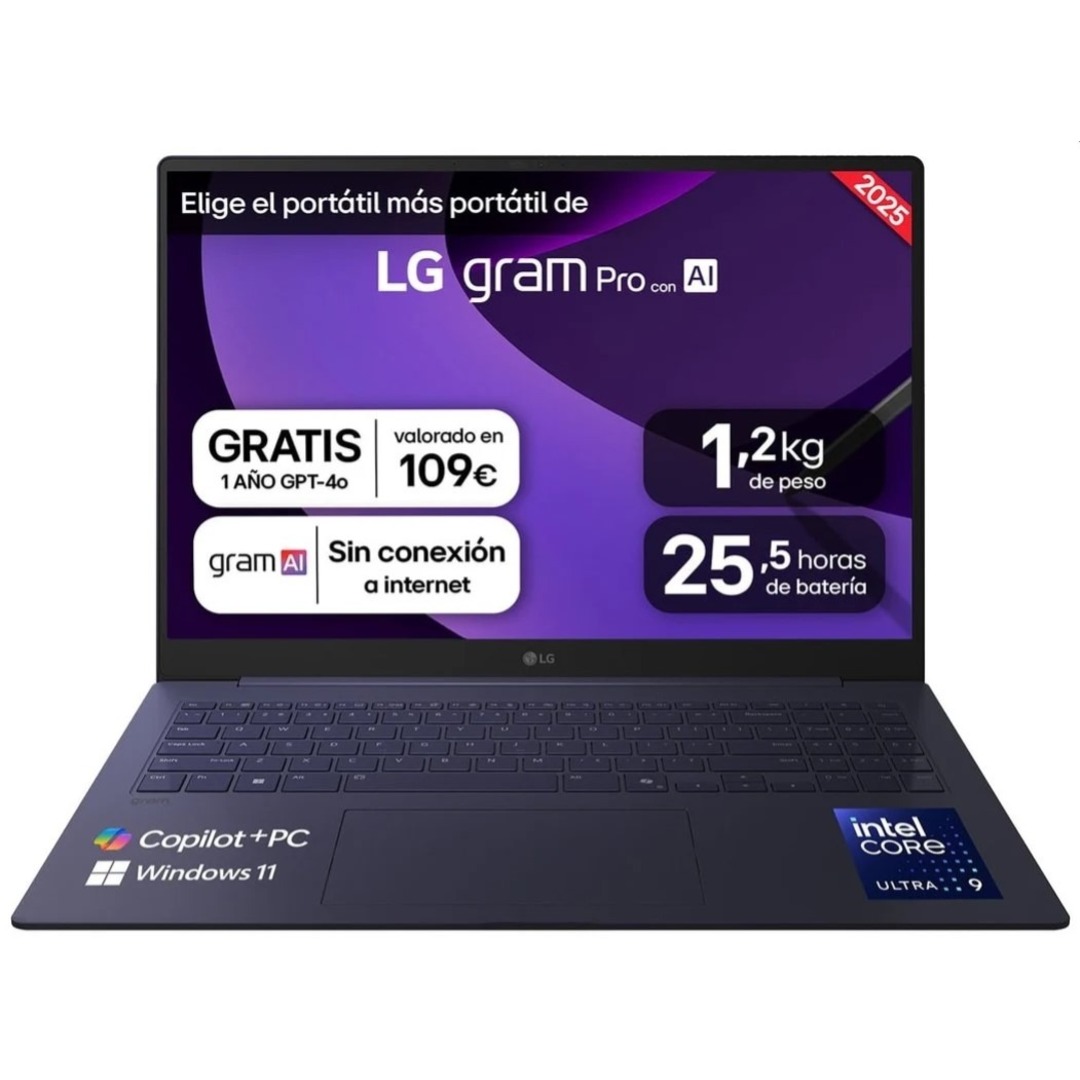 PORTATIL LG GRAM PRO 16 16Z90TS U9 32GB 1TB
