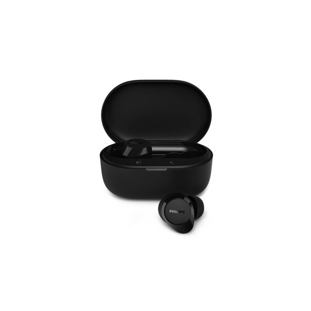 AURICULARES PHILIPS TAT1300BK BT TWS 24H NEGRO