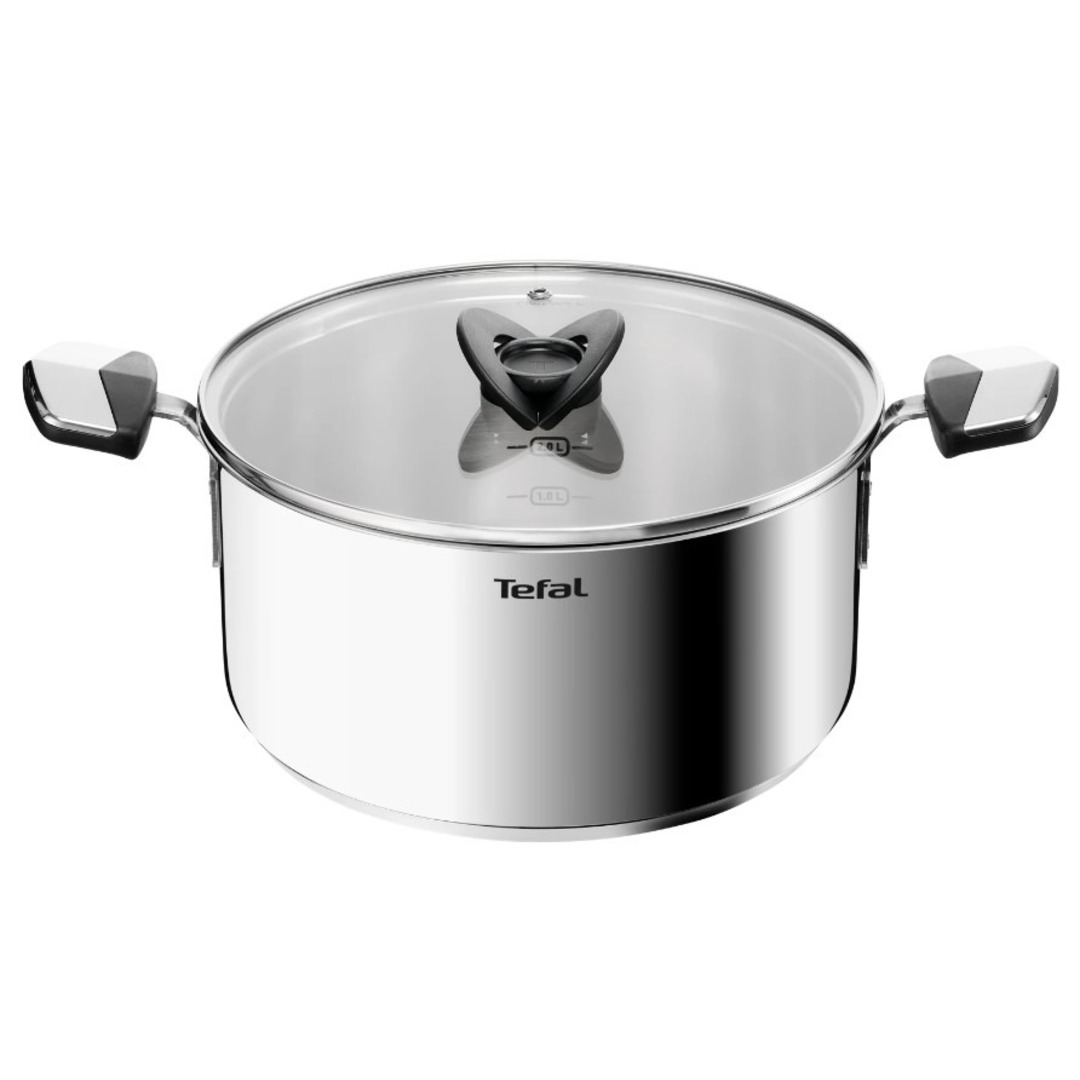 OLLA TEFAL E32846 EMOTION+ OLLA 24CM + C/TAPA INDUCCION