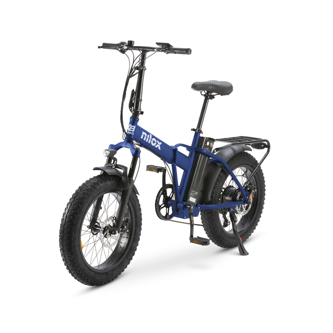 BICICLETA ELECTRICA NILOX X8 PRO 20X4P BLUE METAL