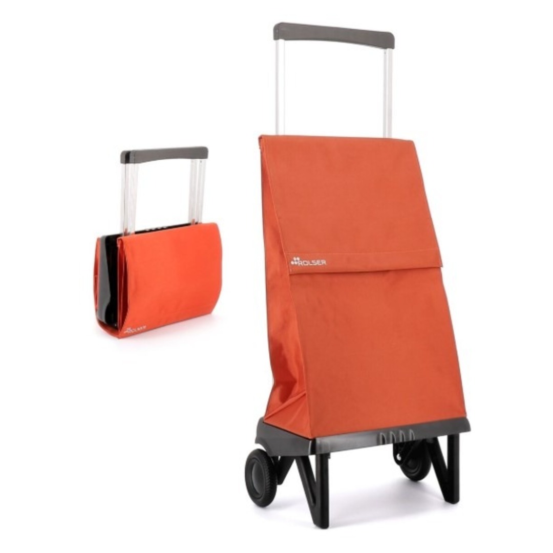CARRO-COMPRA ROLSER PLEGAMATIC MF 2R NARANJA