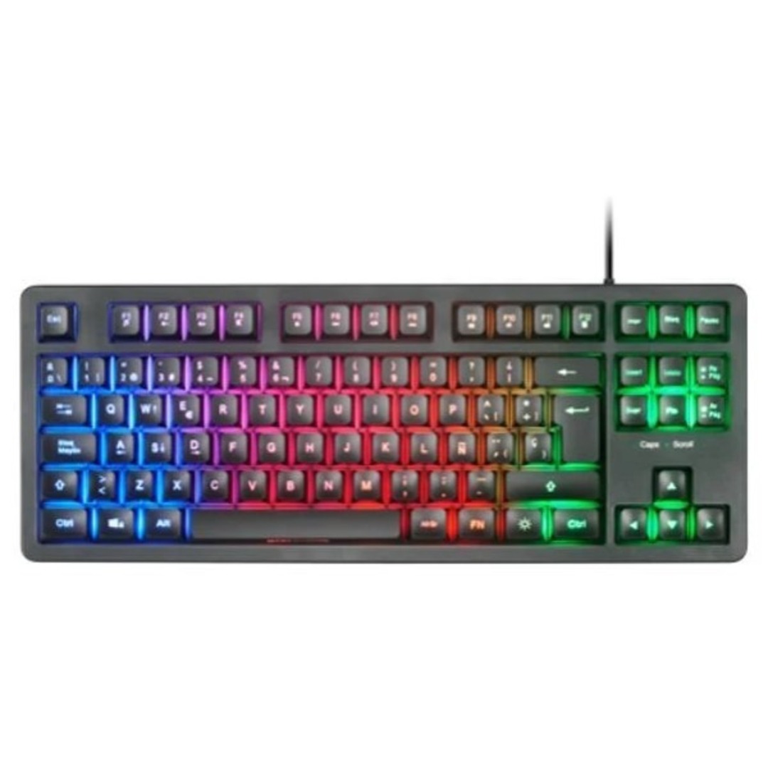 TECLADO H-MECANICO GAMING MARS GAMING MK023 NEGRO