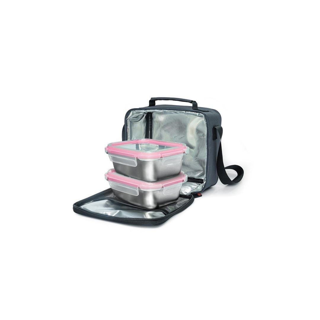 BOLSA TERMICA IRIS 9283TX + 2 CONTENEDOR 0.7L