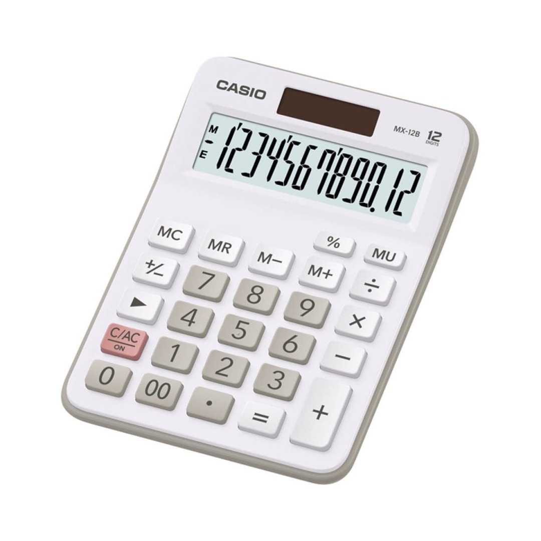 CALCULADORA CASIO MX-12B-WE