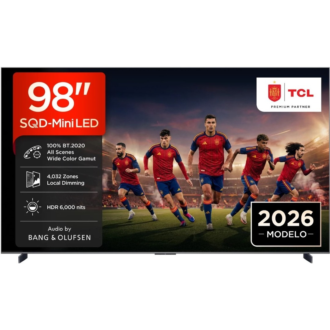 TV TCL 98 98C8L UHD SQDMINILED GOOGLETV 144HZ B&O