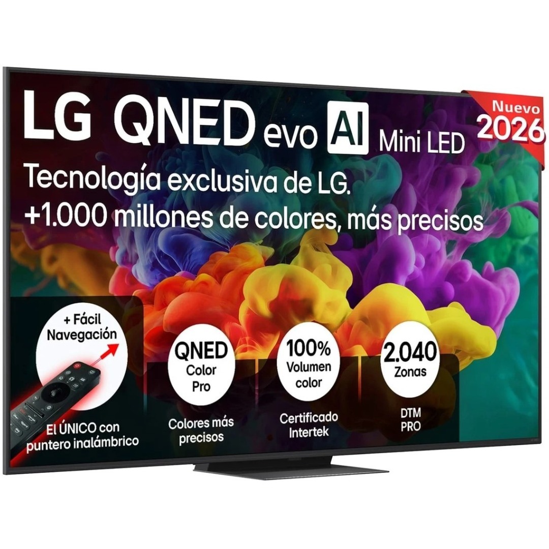 TV LG 65 65QNED86B6B UHD QNED EVO MINILED A8 144H