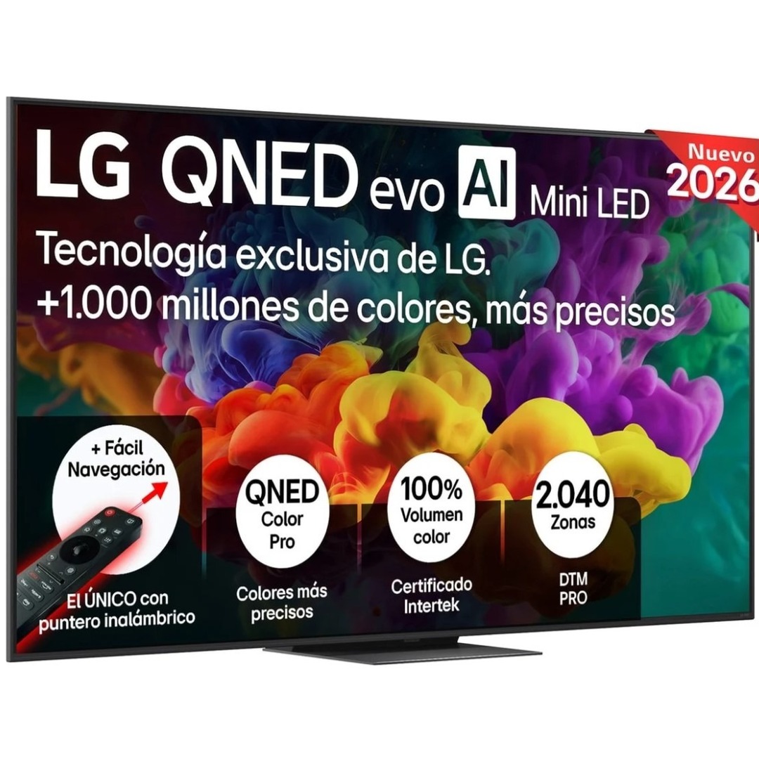 TV LG 75 75QNED86B6B UHD QNED EVO MINILED A8 144H
