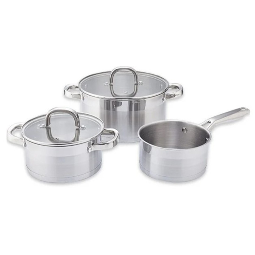 BATERIA COCINA CASTEY 5PZ ESSENTIALS INOX