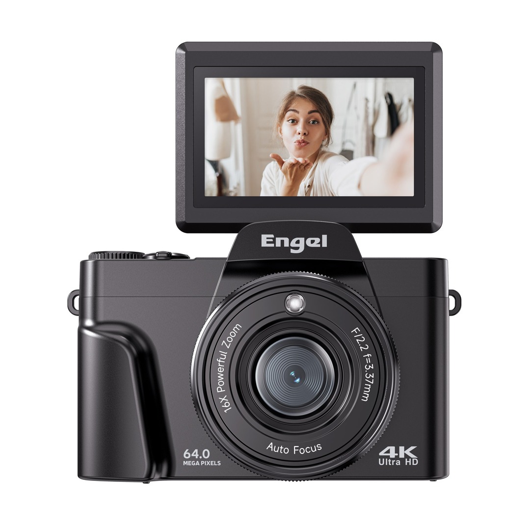 CAMARA ENGEL EC3000B 4K ESTABILIZAD WIFI 3 NEGRA