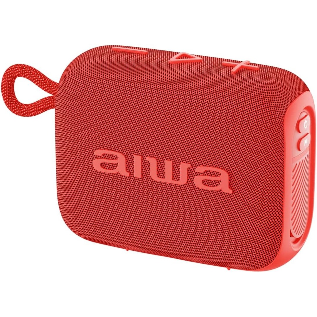 ALTAVOZ AIWA BS210RD 6W BT USB IPX6 ROJO