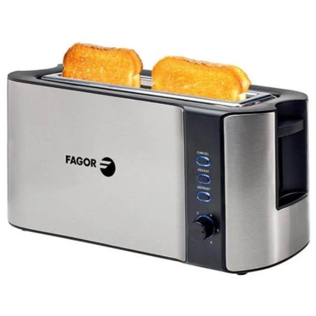 TOST. FAGOR BIGTOAST STEEL 1000W 1R LARGA INOX