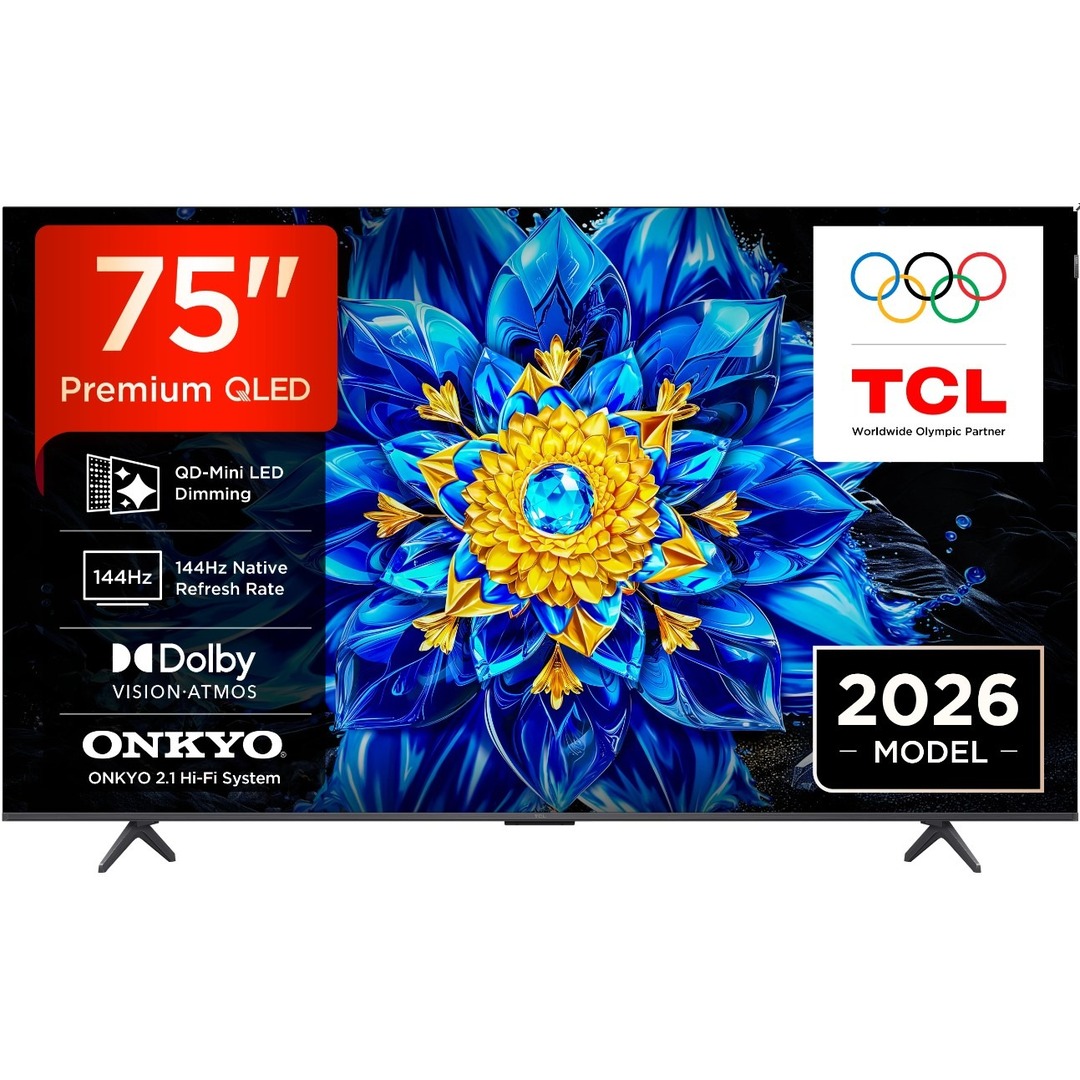 TV TCL 75 75P8L UHD MINILED GOOGLETV 144HZ