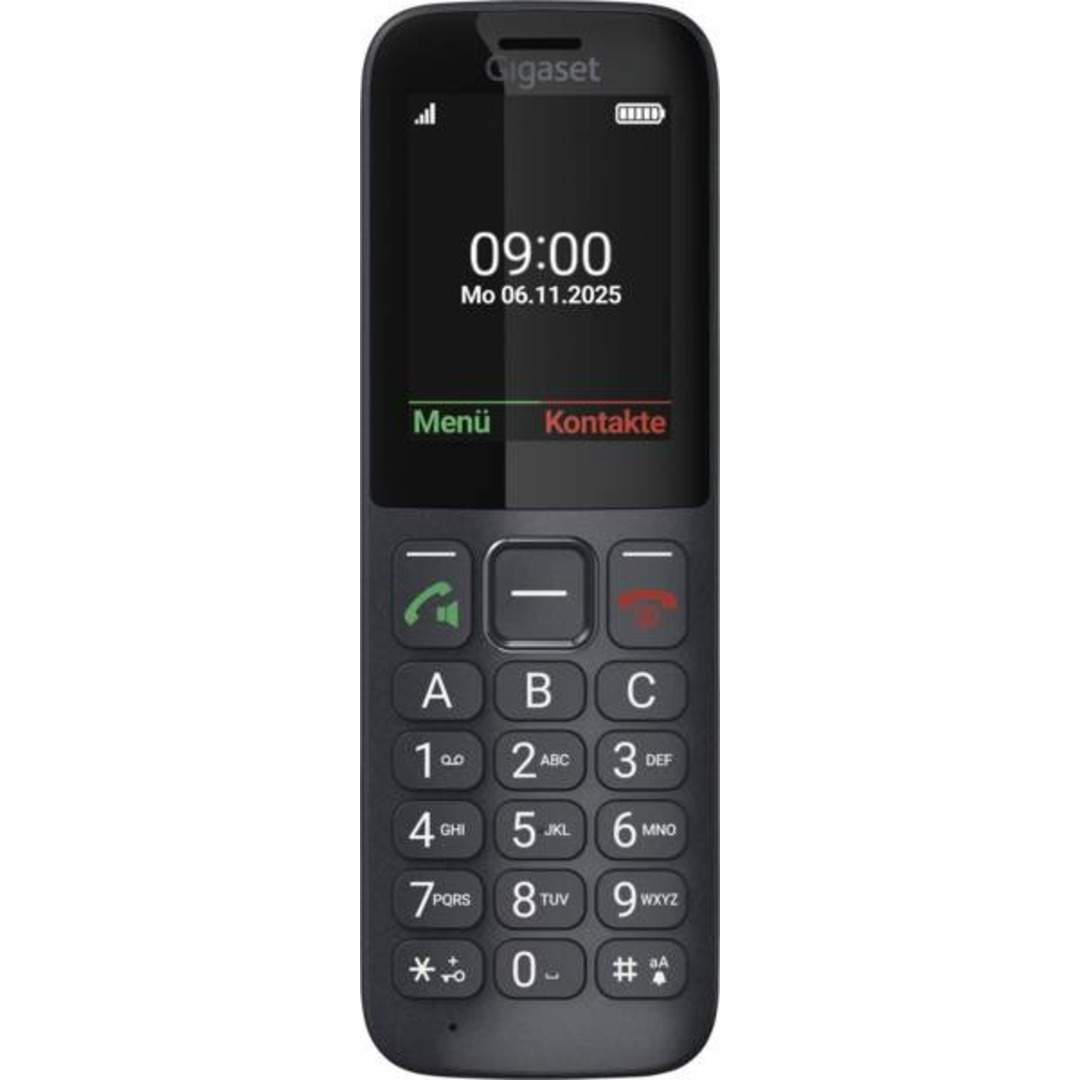 SENIORPHONE GIGASET CONFORT 600 SIM 4G 2,4 BLACK