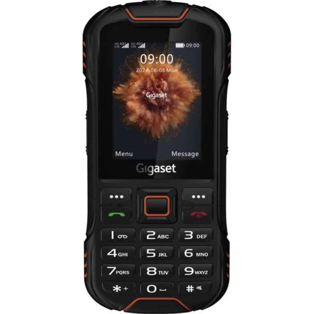 SENIORPHONE GIGASET GLX8 PLUS RUGER. 4G 2,4 BLACK