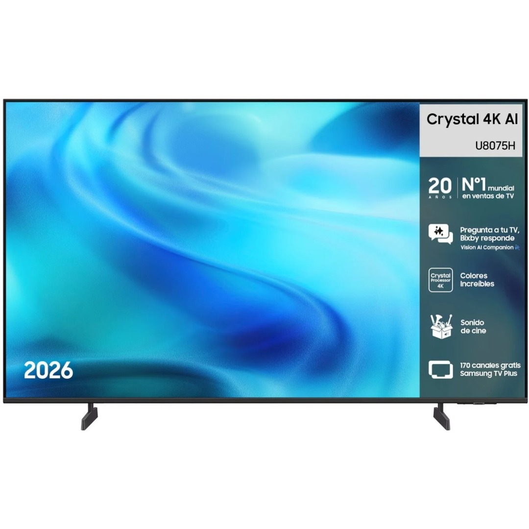 TV SAMSUNG 43 TU43U8075H CRYSTAL UHD SMART TV BT