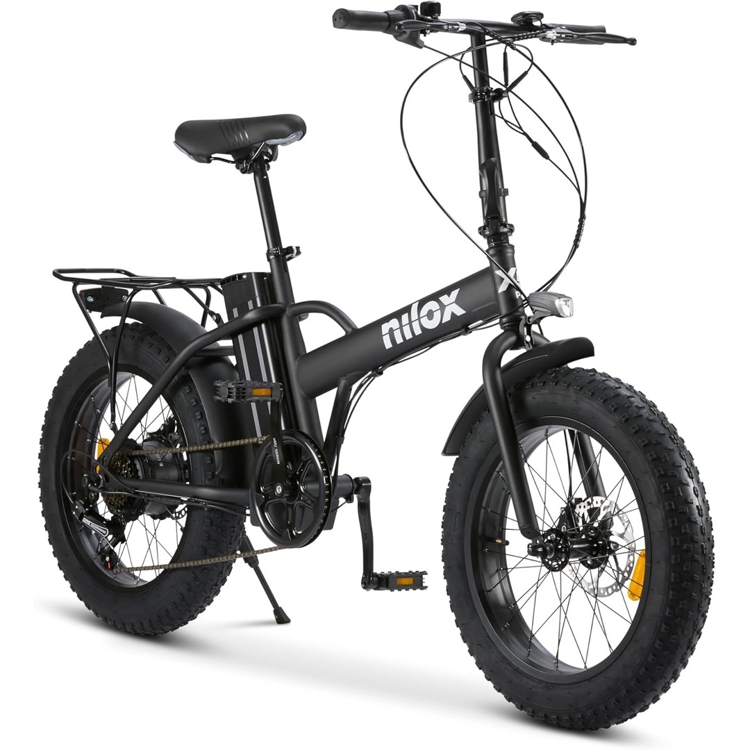 BICICLETA ELECTRICA NILOX X5 PRO C/SUSP. 20X4P BL