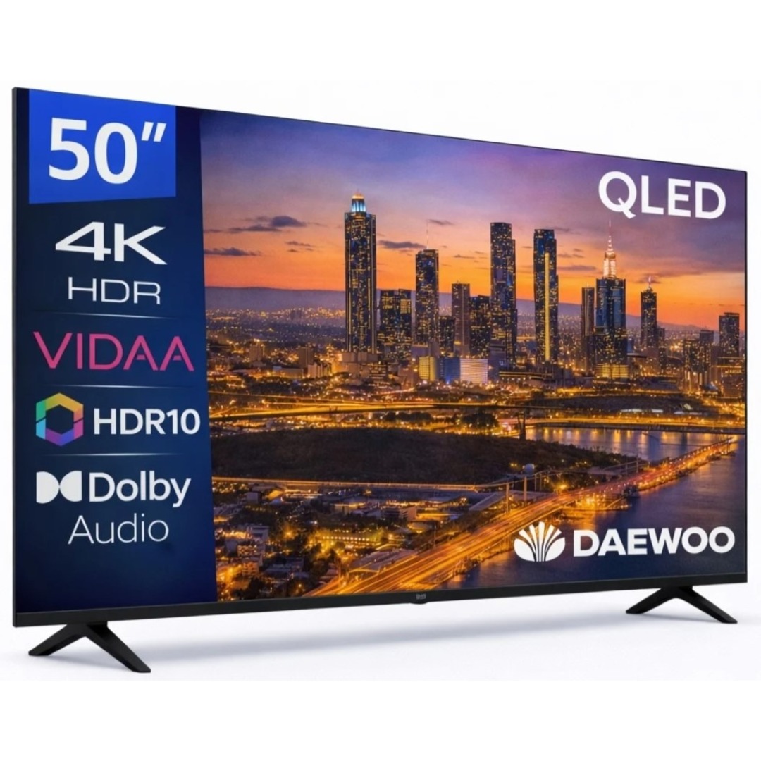 TV DAEWOO 50 50VB56QV UHD QLED SMART TV HDR10