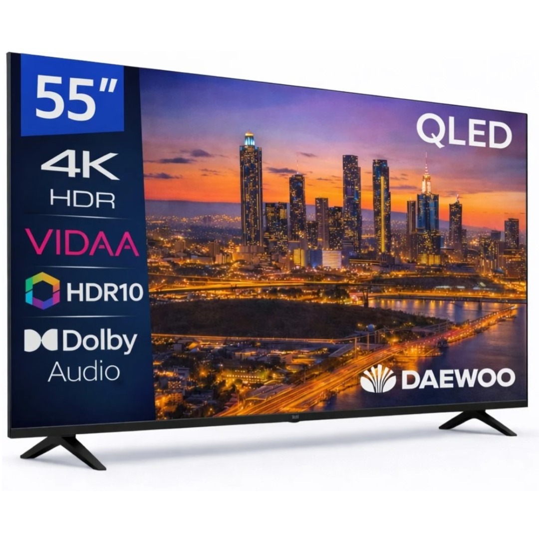 TV DAEWOO 55 55VB56QV UHD QLED SMART TV HDR10
