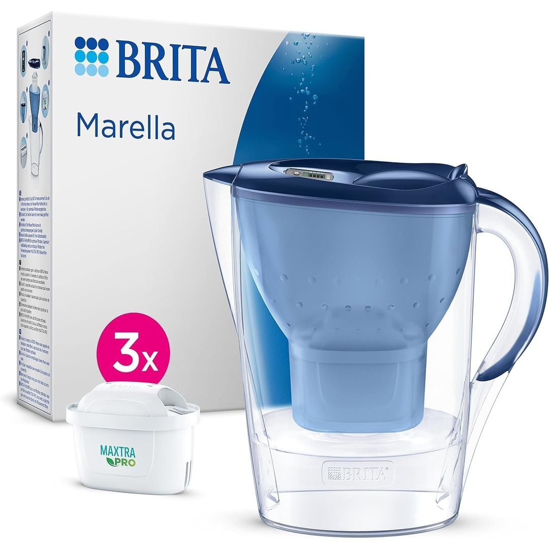 JARRA BRITA MARELLA AZUL 3 FILTROS MAXTRA PRO