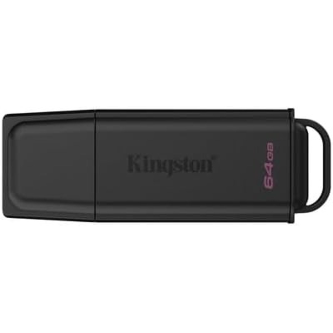 MEMORIA USB KINGSTON 64GB USB 3.2 EXODIA BLACK