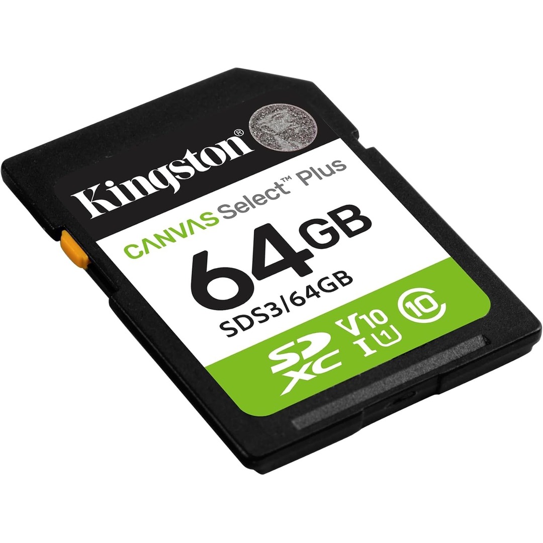 TARJ. MEM. KINGSTON SD 64GB SDXC CANVAS SELECT PLU