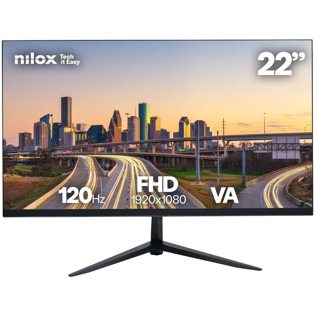 MONITOR NILOX 22 NXM22FHD1203 120HZ VGA HDMI