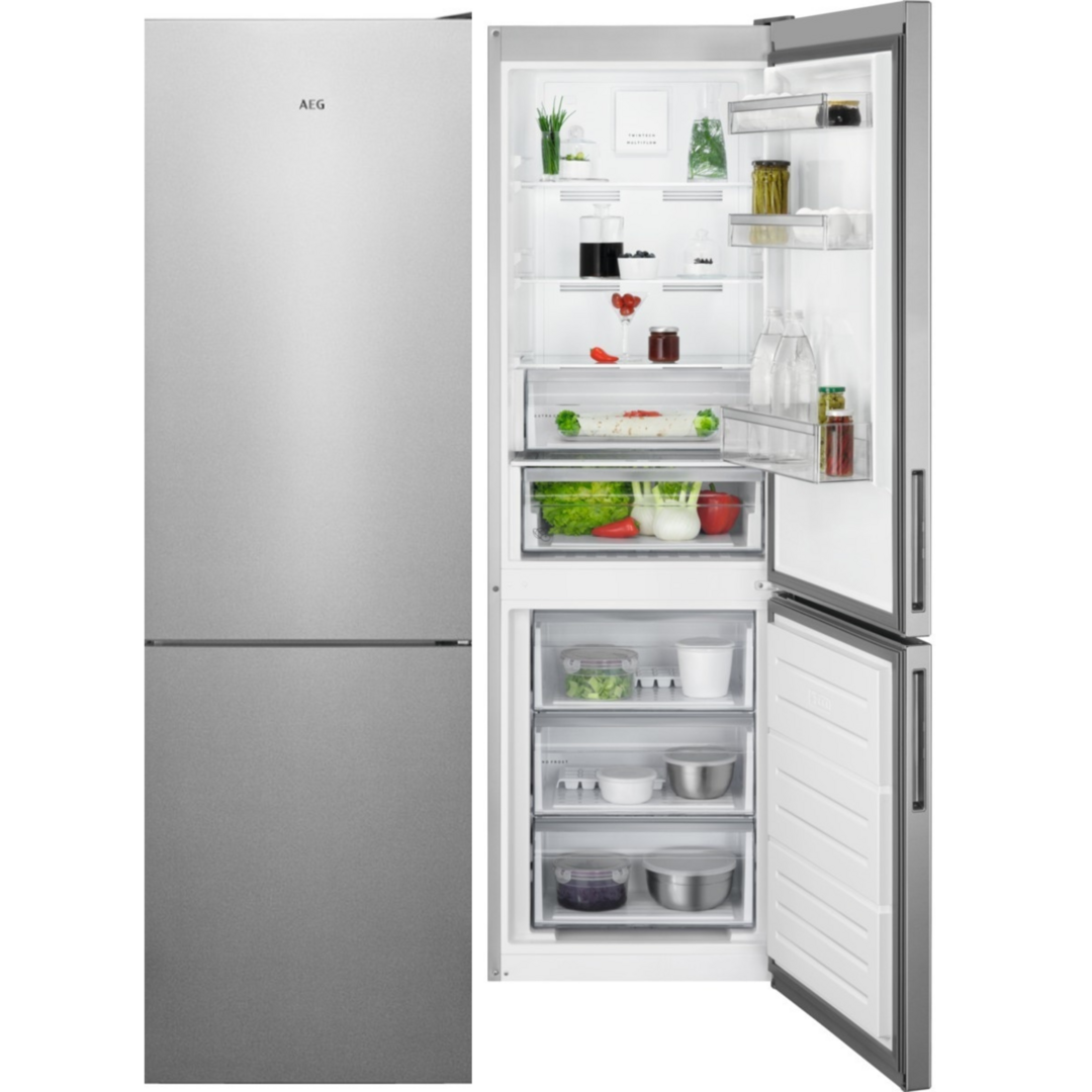 FRICOM. AEG RCB632E9MU 186x60 NF LOOK INOX