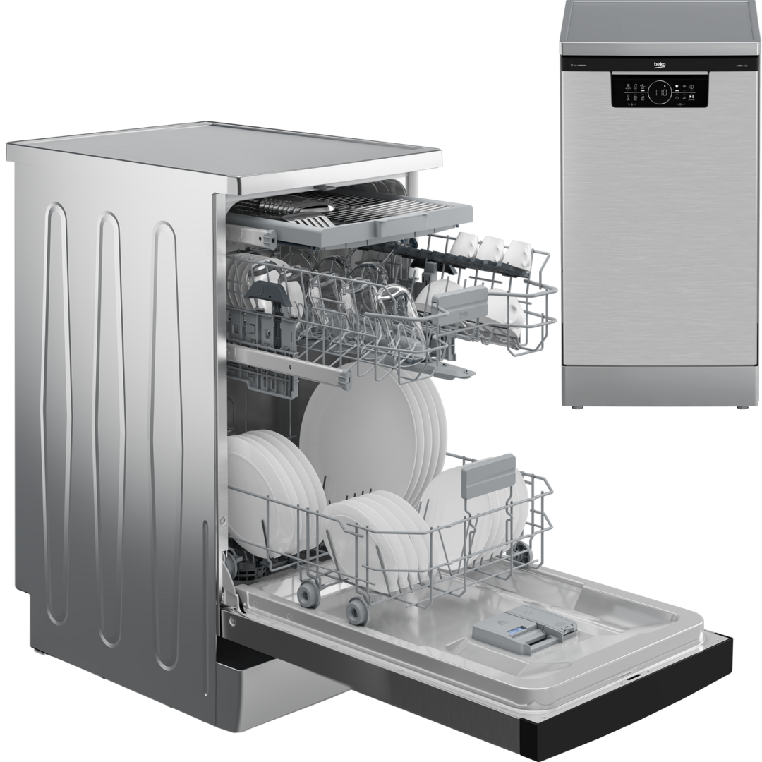 LVJ. BEKO BDFS26046XQ 6PROG 3ªBANDEJA 45CM INOX
