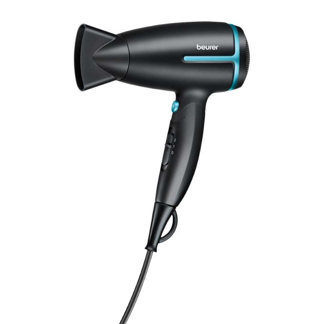 SECADOR BEURER HC25LE 1600W PLEGABLE ION NEGRO