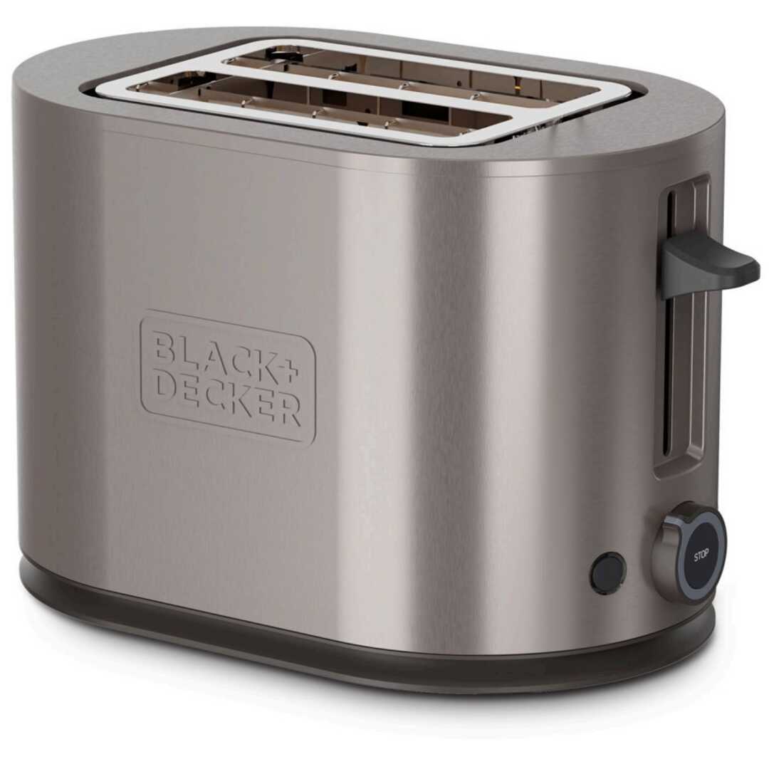 TOST. BLACK&DECKER BXTO901E 900W 2R CORTAS INOX
